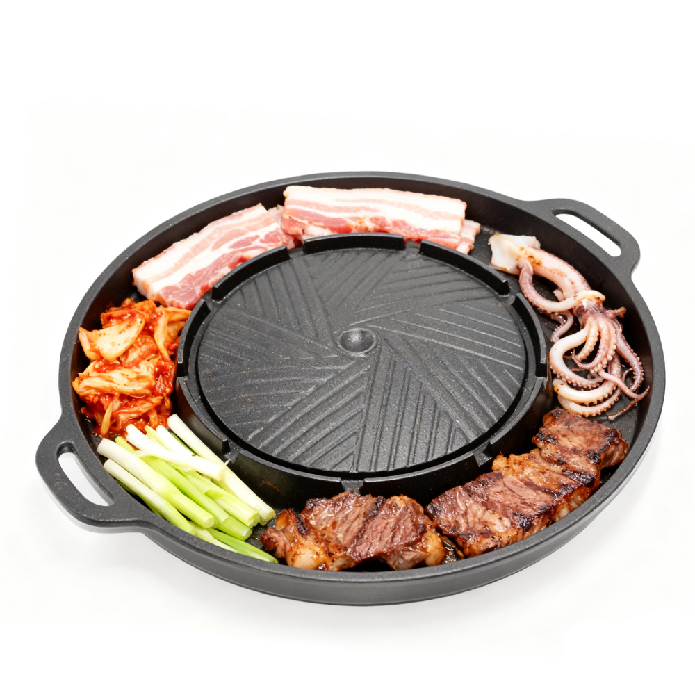 Outdoor Camping Food - 코선 한국식 바베큐 그릴 팬 2