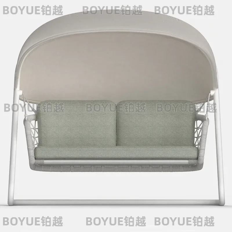 Outdoor Camping Rocking Chair - 파란색 방수 야외 스윙 의자 북유럽