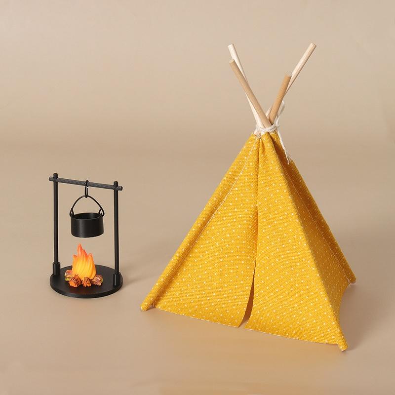 Outdoor Camping Toys - 새로운 1:12 스케일 캠핑 텐트 모델