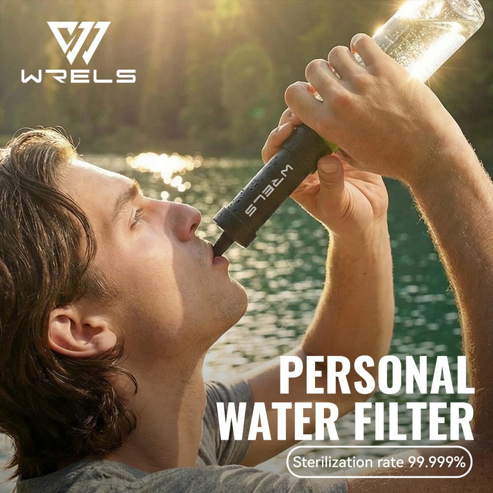 Portable Water Filter - WERLS 하이킹 개인용 미니 정수 빨대