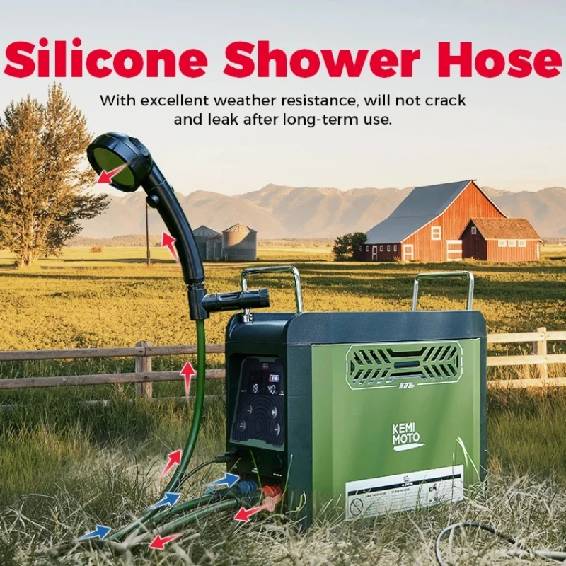 Outdoor Camping Water Heater - KEMIMOTO 온수기 휴대용 샤워 부탄 펌프