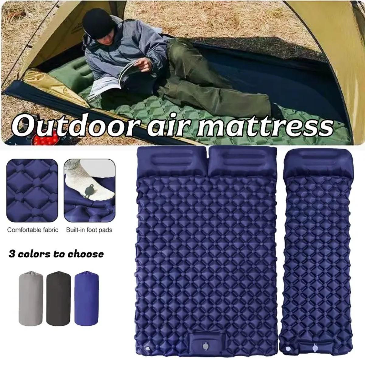 Outdoor Camping Quilt - 싱글 & 더블 에어 매트리스, 접이식