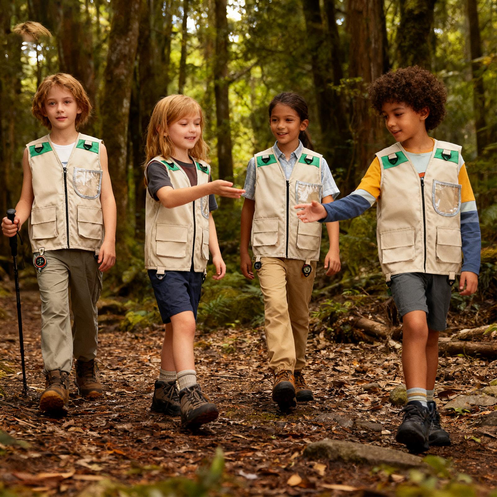 Outdoor Camping Activities For Kids - 어린이 카고 조끼 민소매 코스튬 재킷