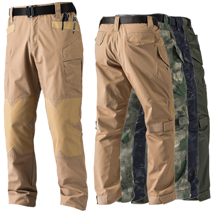 Camping Outdoor Clothing - 남성 하이킹 바지 립스탑 캐주얼 카고