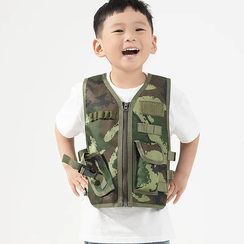 Outdoor Camping Activities For Kids - 키즈 전술 조끼 군대 팬 야외