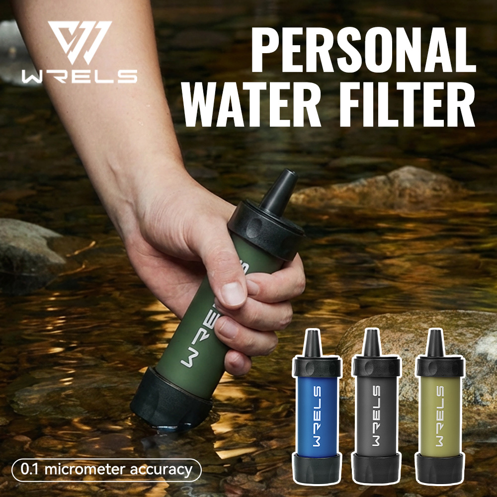 Portable Water Filter - WRELS 캠핑 및 생존 비상용 야외