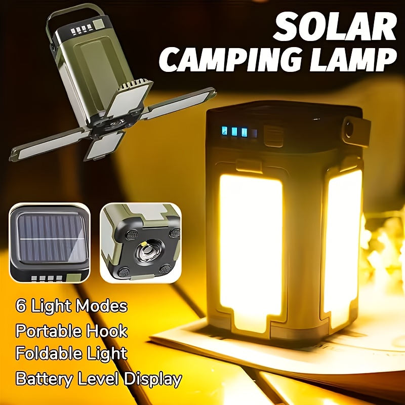 태양광 야외 휴대용 캠핑 조명, 태양열 충전 접이식 2 - Outdoor Camping Tent 리뷰 및 가격