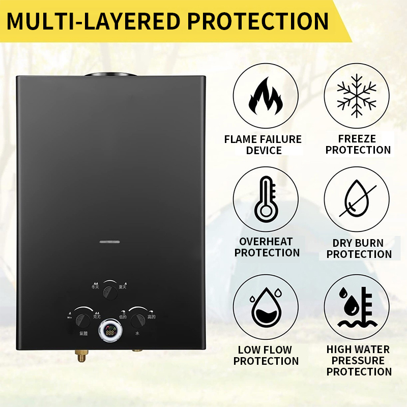 16L/18L/20L 즉시 가열 가스 온수기(LCD 디 - Outdoor Camping Water Heater 리뷰 및 가격