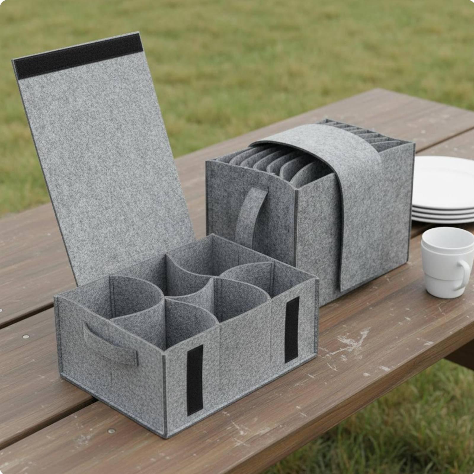 가정용 펠트 수납 파우치 휴대용 식기류 캐리어 캠핑 주 - Outdoor Camping Tools 리뷰 및 가격