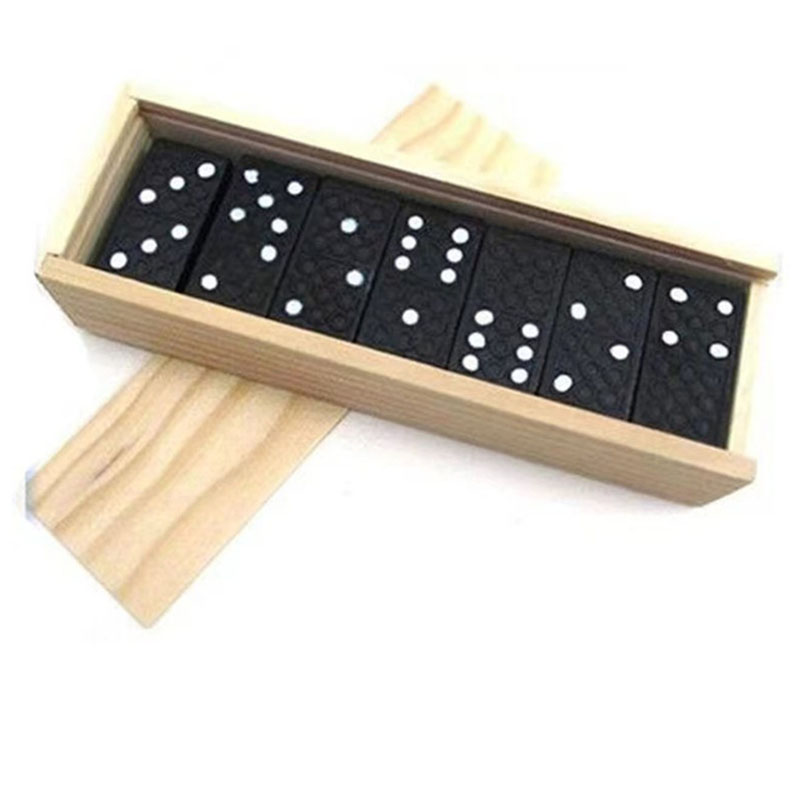 28 개/대 나무 도미노 보드 게임 테이블 게임 도미노 - Outdoor Camping Toys 리뷰 및 가격