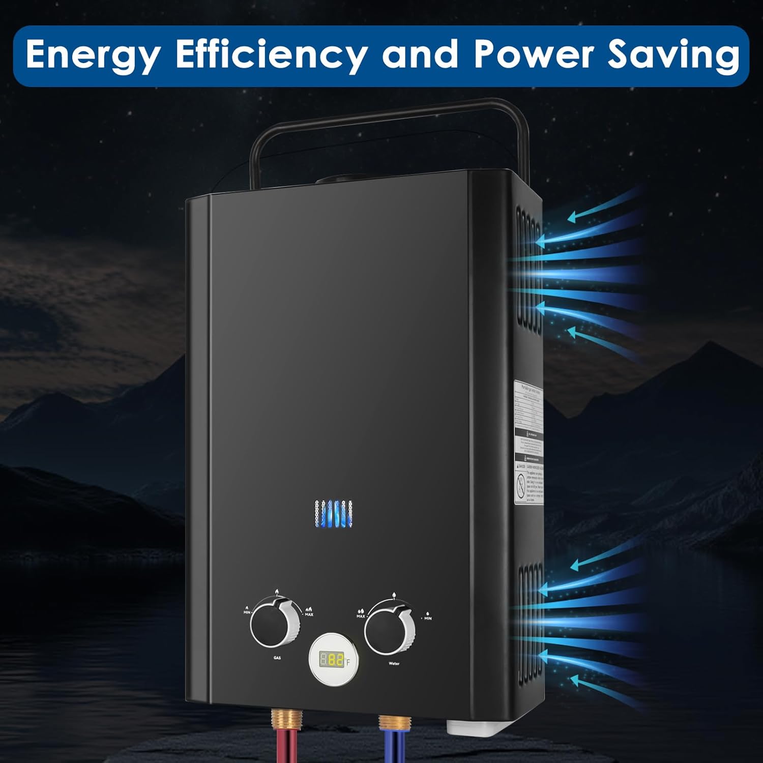 탱크리스 온수기 프로판, 1.58GPM 5L 휴대용 순 - Outdoor Camping Water Heater 리뷰 및 가격