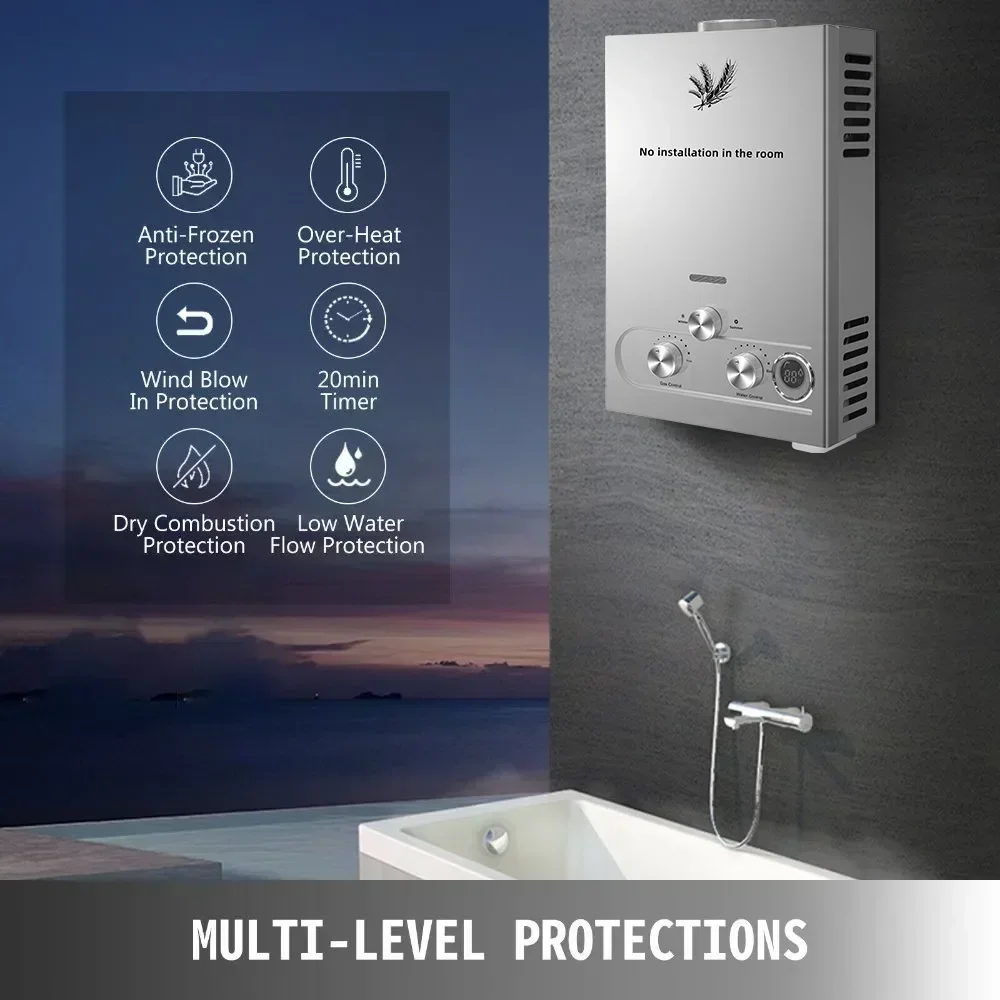 시하오 12L 16L 18L GPM LPG 가스 프로판 - Outdoor Camping Water Heater 리뷰 및 가격