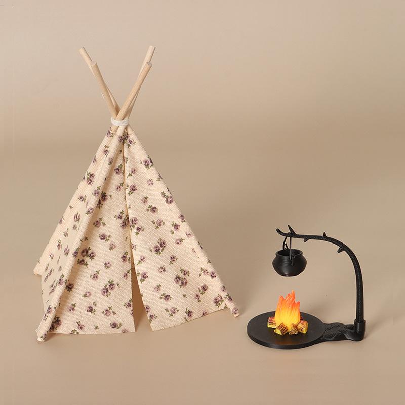 새로운 1:12 스케일 캠핑 텐트 모델 장식용 시뮬레이 - Outdoor Camping Toys 리뷰 및 가격