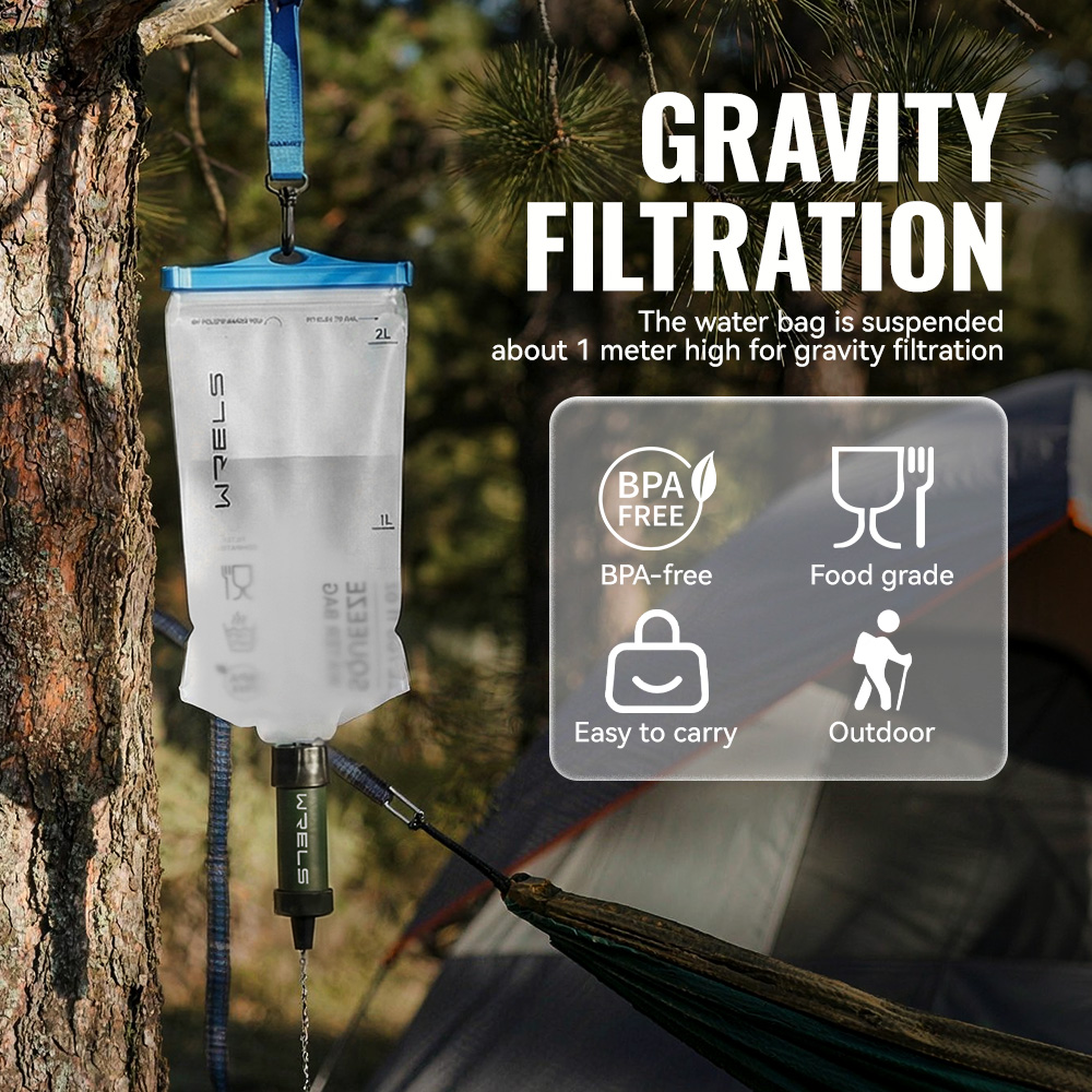 WERLS 하이킹 개인용 미니 정수 빨대 휴대용 야외  - Portable Water Filter 리뷰 및 가격