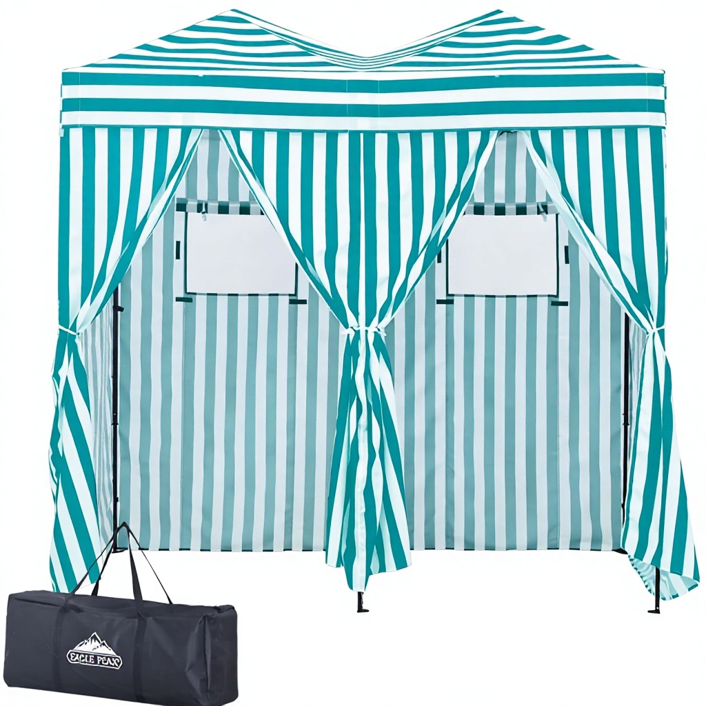야외용 휴대용 2룸 팝업 탈의실/차양 텐트, 해변 캠핑 - Outdoor Camping Tent 리뷰 및 가격