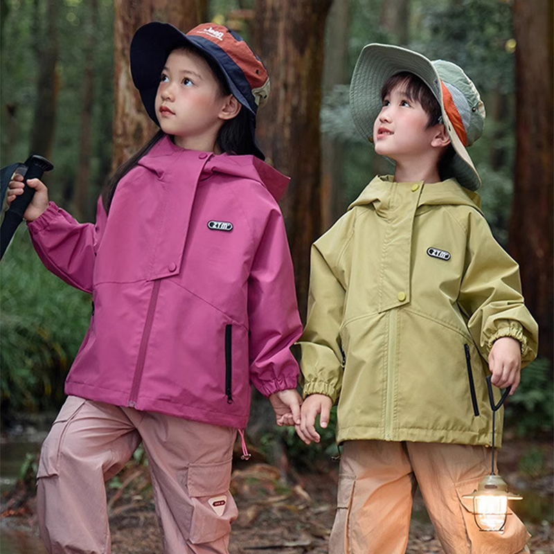 유니섹스 하이킹 자켓 방수 가을 어린이 윈드 브레이커  - Outdoor Camping Activities For Kids 리뷰 및 가격