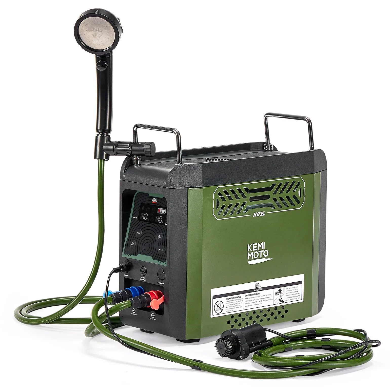 KEMIMOTO 온수기 휴대용 샤워 부탄 펌프 포함 2 - Outdoor Camping Water Heater 리뷰 및 가격