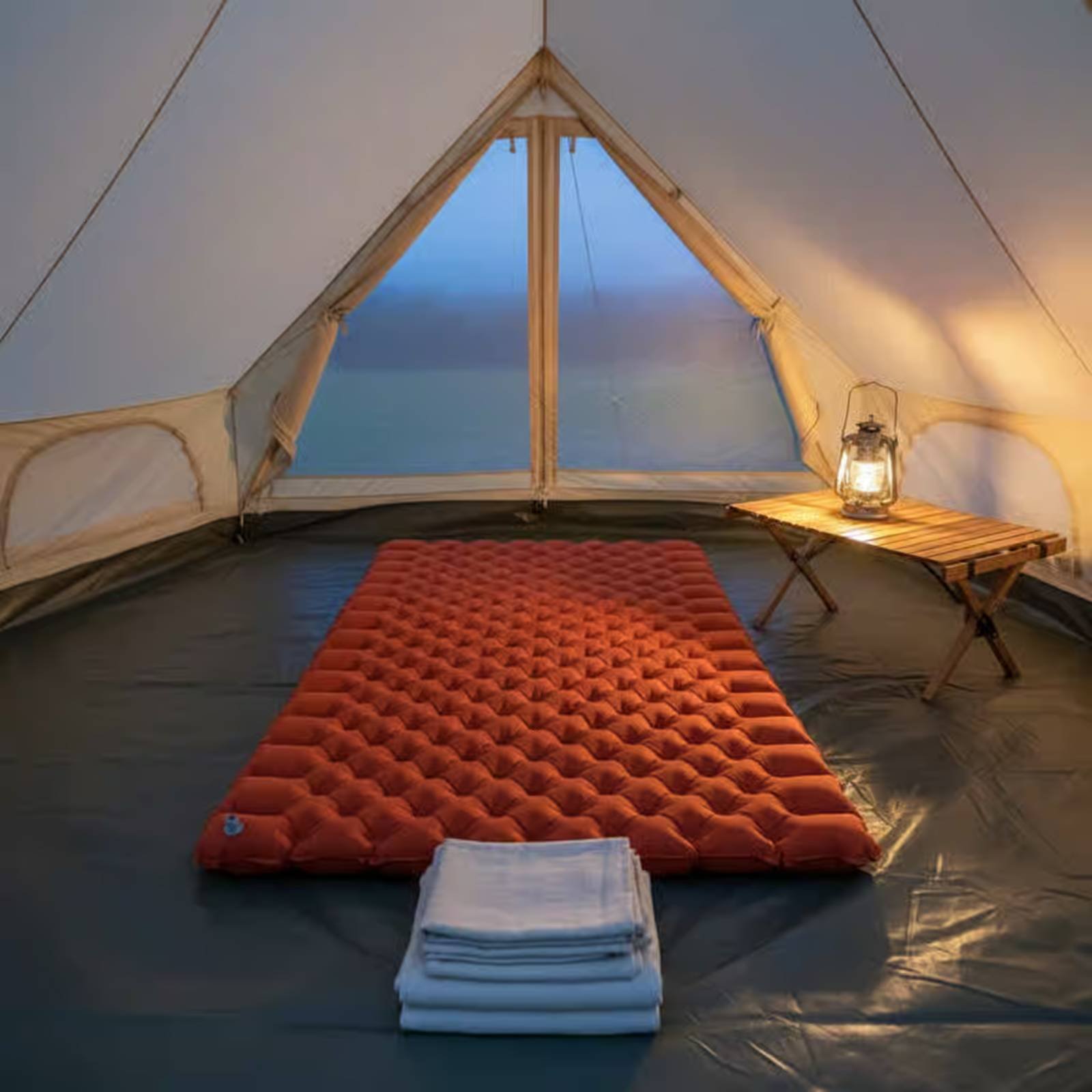 풍선형 캠핑 매트 나일론 TPU 풍선형 수면 패드 더블 - Outdoor Camping Quilt 리뷰 및 가격