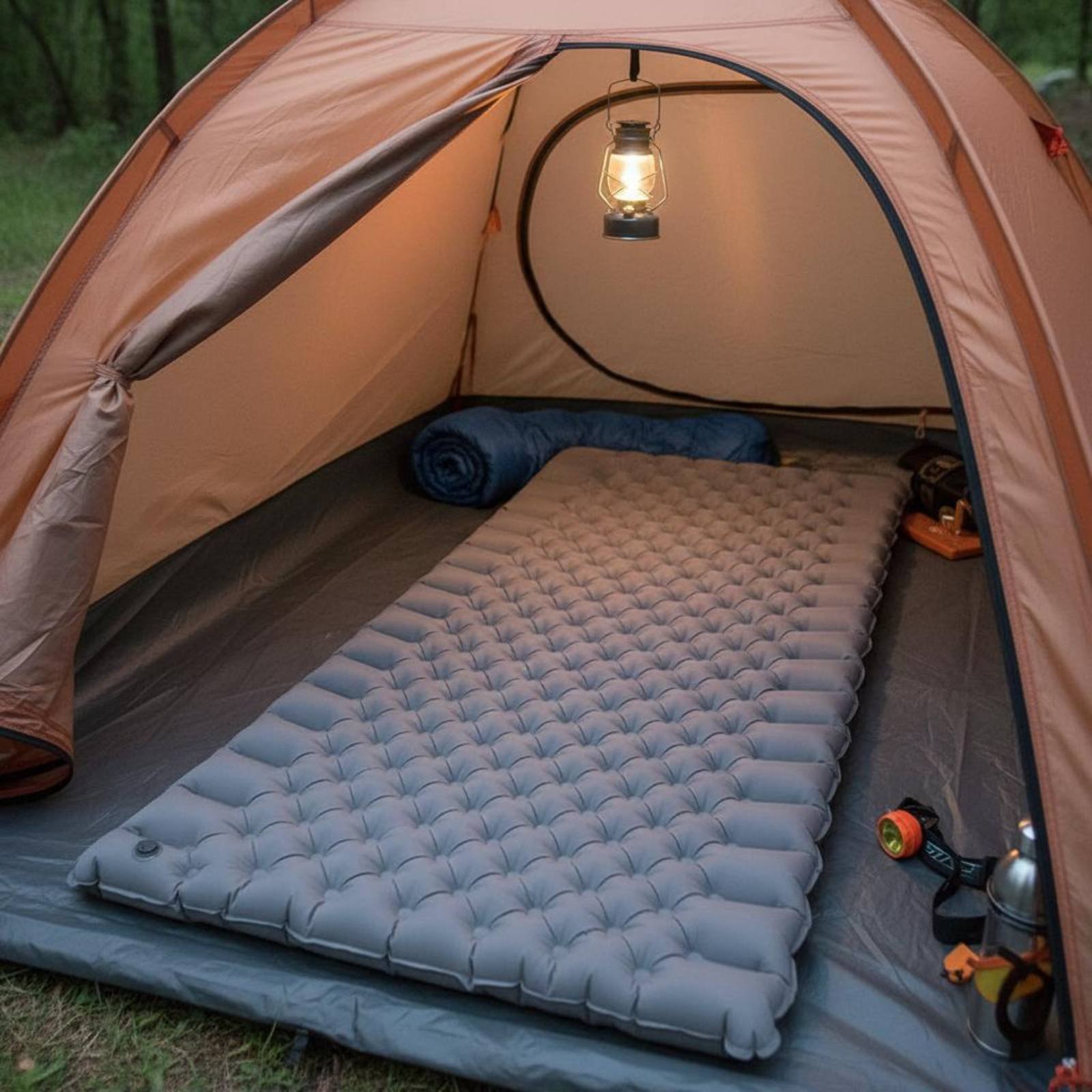 풍선형 캠핑 매트 나일론 TPU 풍선형 수면 패드 더블 - Outdoor Camping Quilt 리뷰 및 가격
