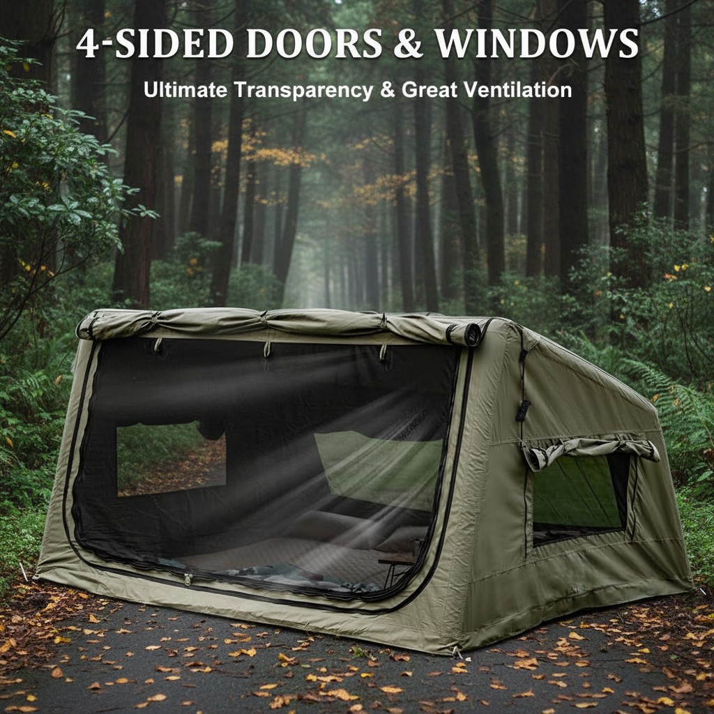 야외 자동 팽창식 캠핑 텐트 캠프 파티 사계절 방수 난 - Outdoor Camping Tent 리뷰 및 가격