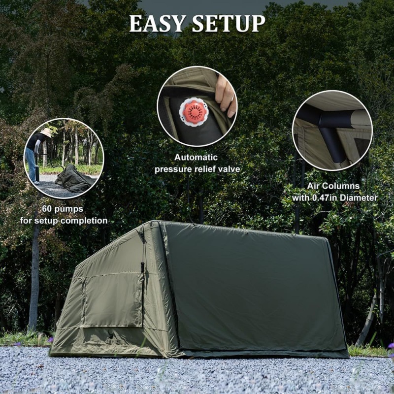 야외 자동 팽창식 캠핑 텐트 캠프 파티 사계절 방수 난 - Outdoor Camping Tent 리뷰 및 가격
