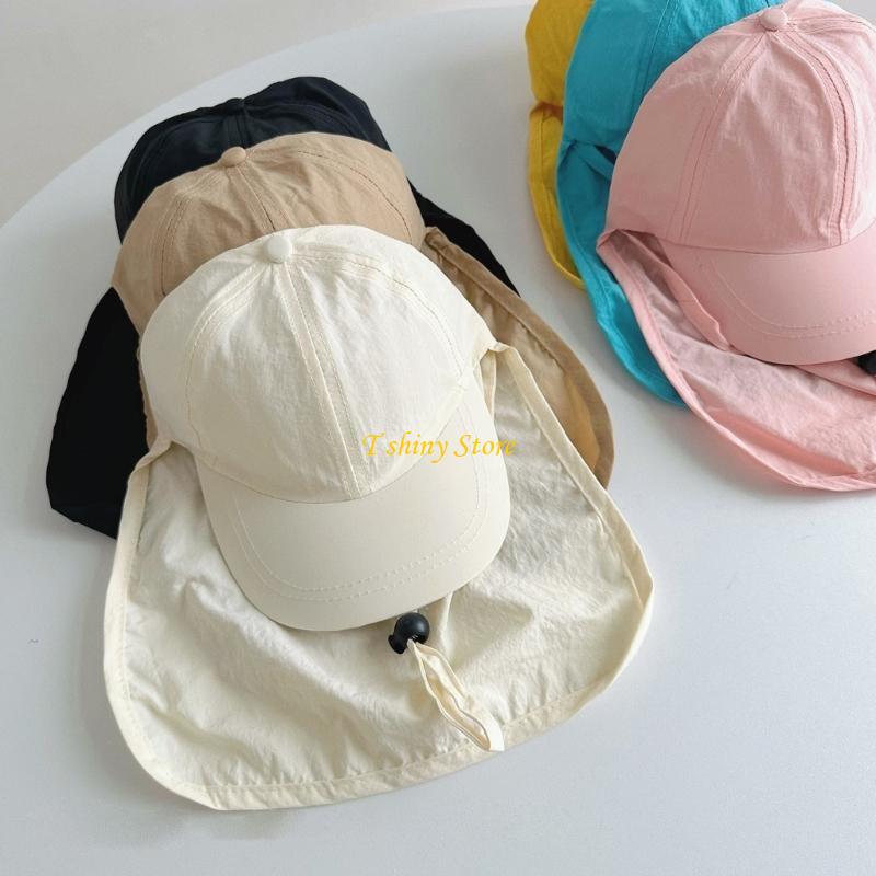 N58F 야외 스포츠 모자 조정 가능한 목 플랩 키즈가 - Outdoor Camping Activities For Kids 리뷰 및 가격