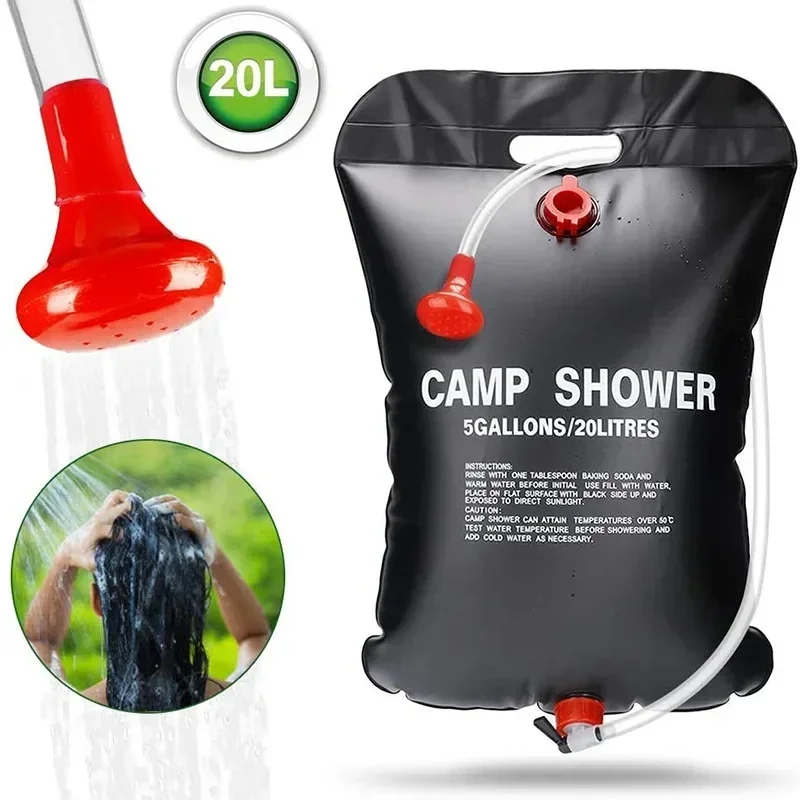 대용량 20L 야외 샤워백 태양열 가열 캠핑 해변 여행 - Outdoor Camping Heater 리뷰 및 가격