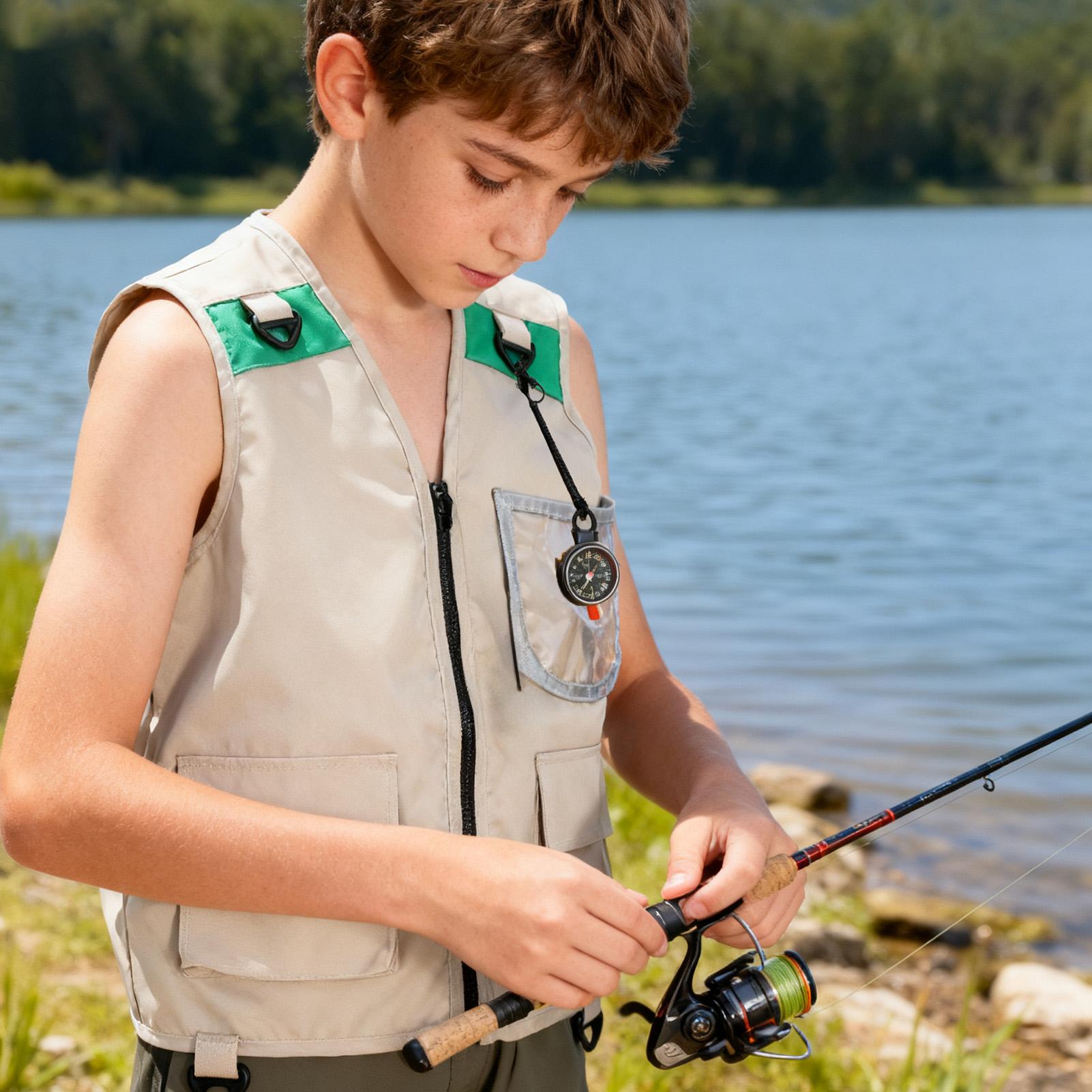 어린이 카고 조끼 민소매 코스튬 재킷 야외 조끼 공원  - Outdoor Camping Activities For Kids 리뷰 및 가격