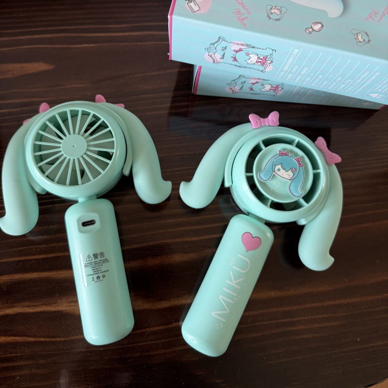 하츠네 미쿠 미니 휴대용 팬, 가정, 사무실, 여행,  - Outdoor Camping Toys 리뷰 및 가격