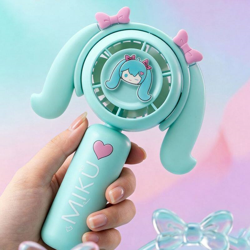 하츠네 미쿠 미니 휴대용 팬, 가정, 사무실, 여행,  - Outdoor Camping Toys 리뷰 및 가격