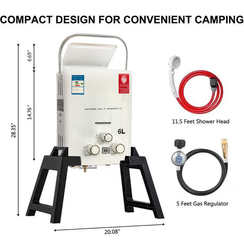 신형 RV 야외 온수기 휴대용 가스 온수기 캠핑용 공장 - Outdoor Camping Water Heater 리뷰 및 가격