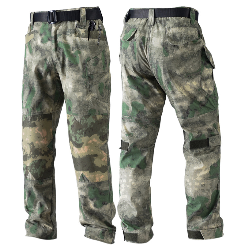 남성 하이킹 바지 립스탑 캐주얼 카고 바지 작업 바지  - Camping Outdoor Clothing 리뷰 및 가격