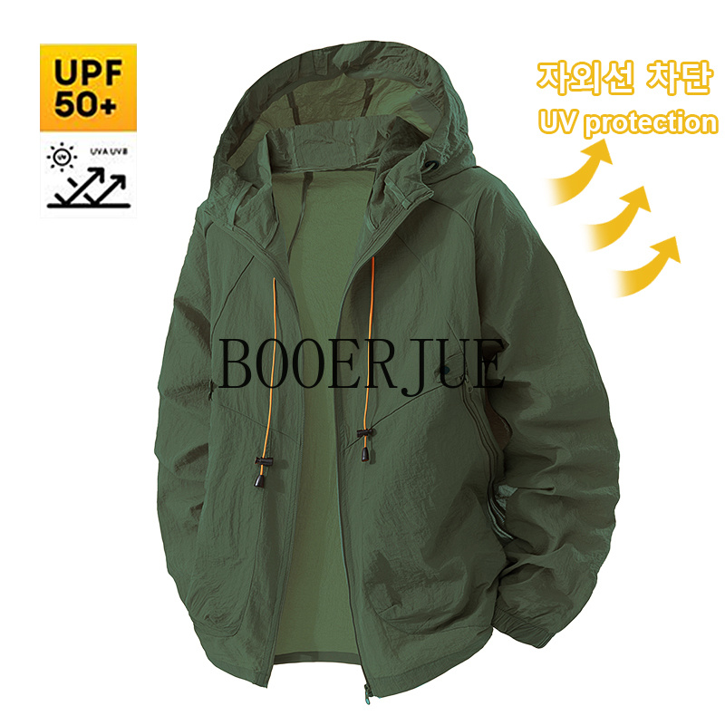 야외 스포츠 코트 안티 UV 윈드 브레이커 여름 남성  - Camping Outdoor Clothing 리뷰 및 가격