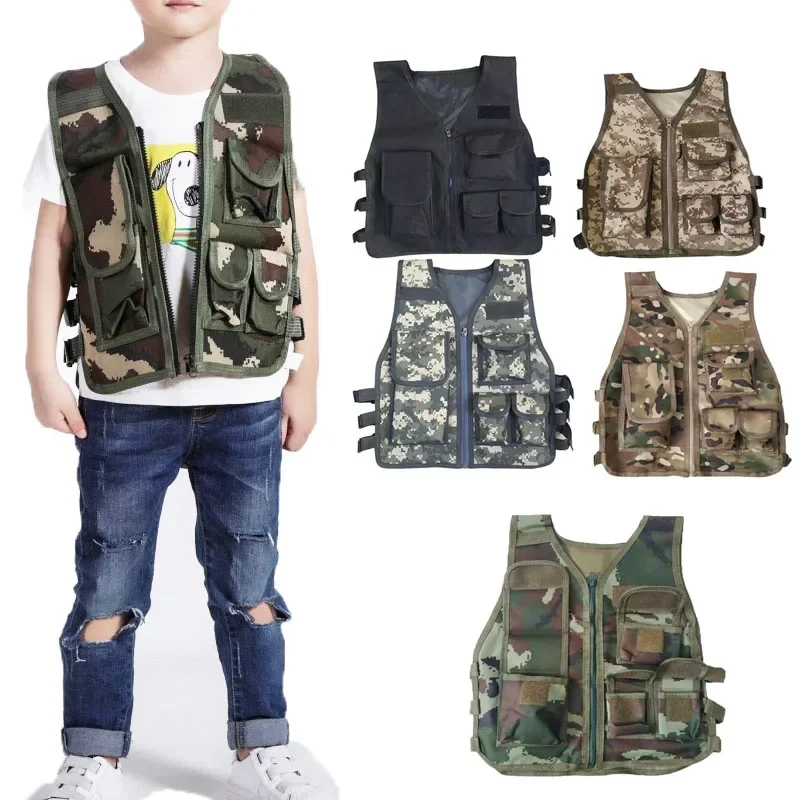 키즈 전술 조끼 군대 팬 야외 어린이 조끼 CS 게임  - Outdoor Camping Activities For Kids 리뷰 및 가격